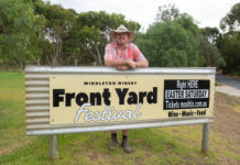 Music returns to front yard