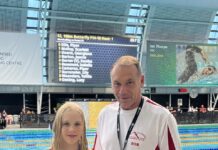 Isabelle’s big days in the pool