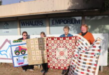 Quilters keep people warm in winter