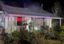 Fire destroys Strath house