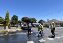Motorcycle crash on Crozier