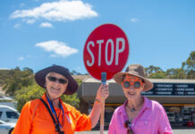 At the Yankalilla Sprint finish line