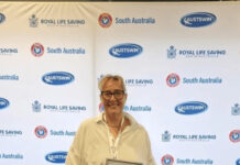 Top award for swim teacher