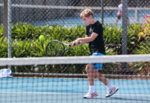 Junior Tennis Action