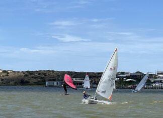 Warm and windy Sunday sailing