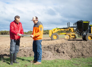 Groundbreaking step in burial project