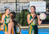 Netball action